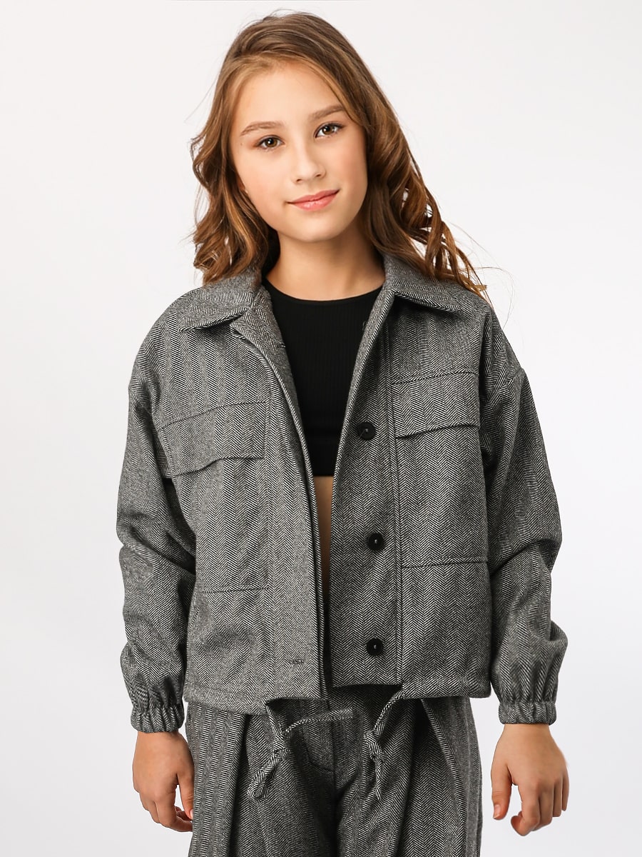 Бомбер для девочки Соль&Перец