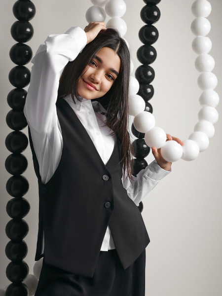 Жилет для девочки Соль&Перец