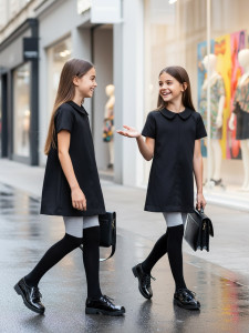 черный-серый меланж