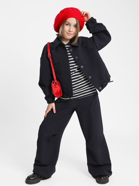 Бомбер для девочки Соль&Перец