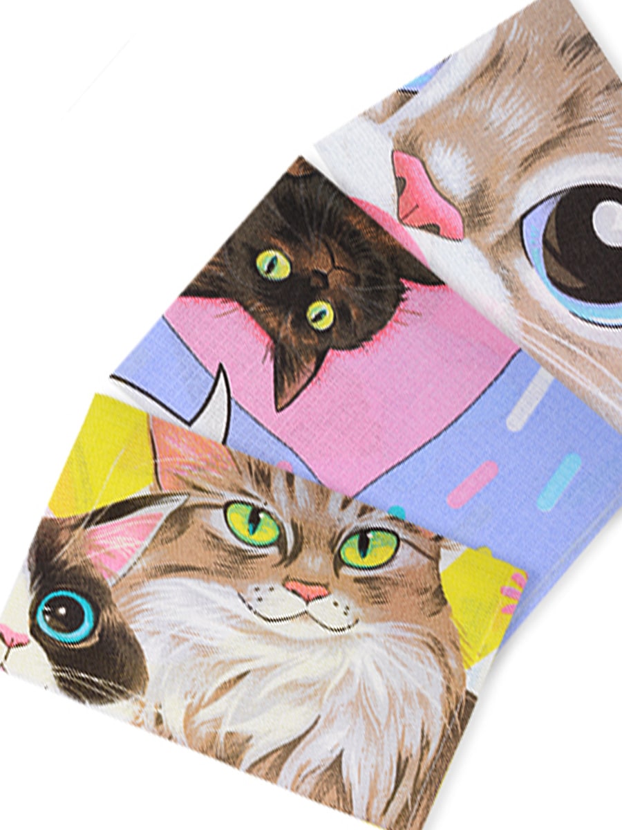 Полотенце вафельное Традиция Кис-кис