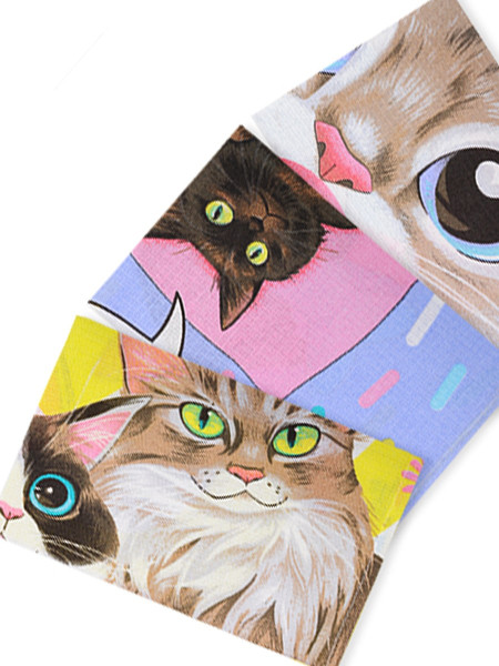 Полотенце вафельное Традиция Кис-кис