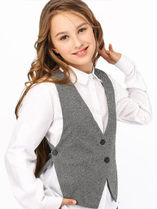 Жилет для девочки Соль&Перец