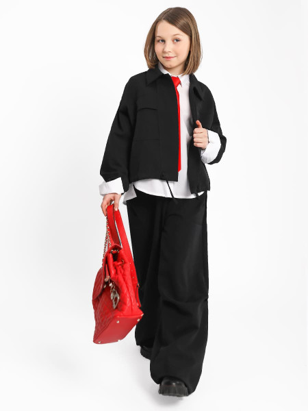 Бомбер для девочки Соль&Перец