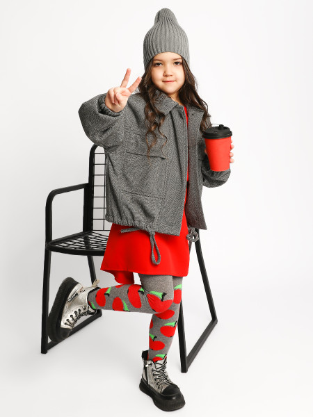 Бомбер для девочки Соль&Перец