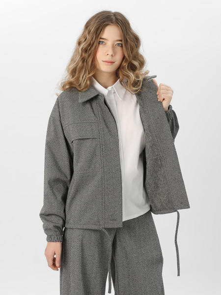 Бомбер для девочки Соль&Перец