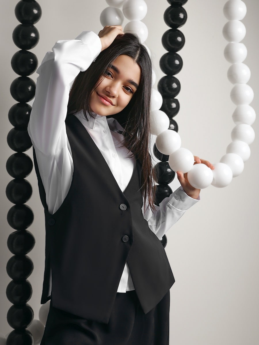 Жилет для девочки Соль&Перец