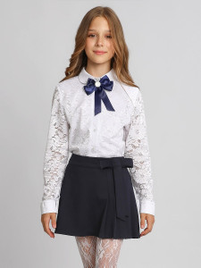 Блузка для девочки длинный рукав Соль&Перец