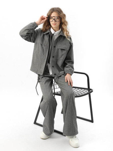 Бомбер для девочки Соль&Перец