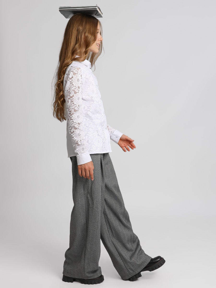 Блузка для девочки длинный рукав Соль&Перец