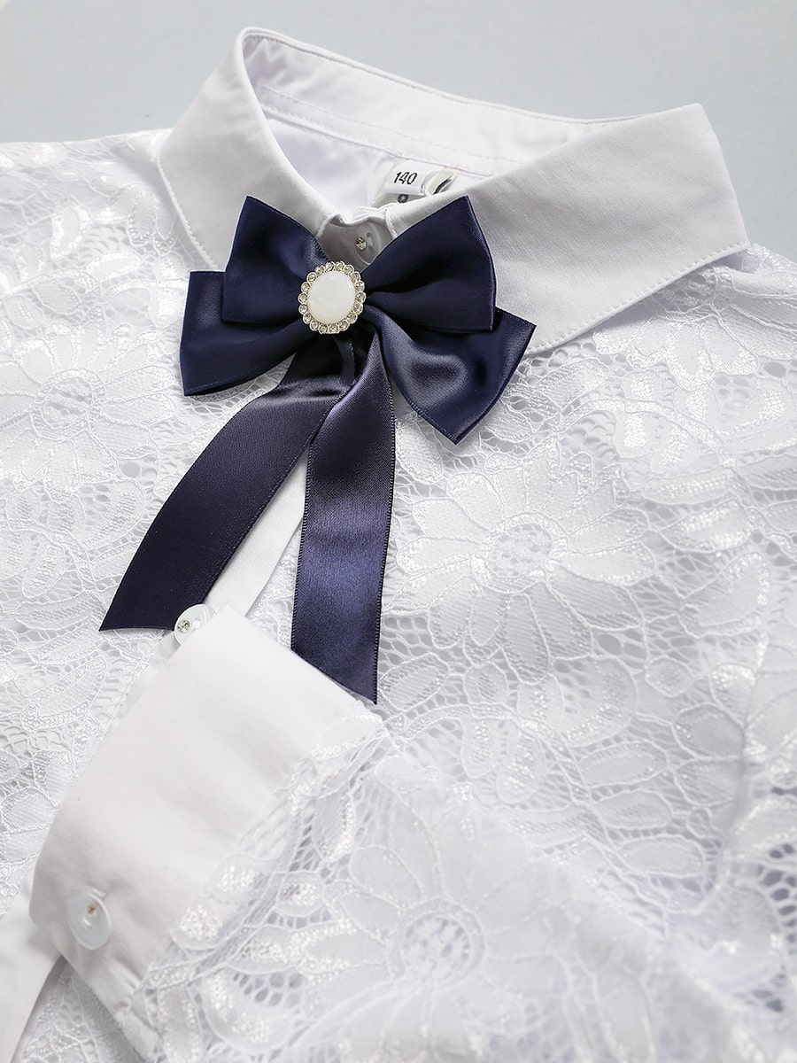 Блузка для девочки длинный рукав Соль&Перец