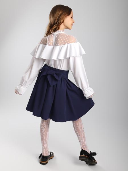 Блузка для девочки длинный рукав Соль&Перец