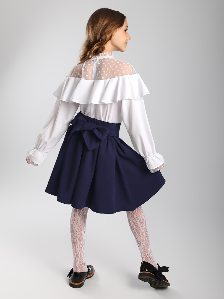 Блузка для девочки длинный рукав Соль&Перец