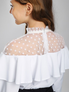 Блузка для девочки длинный рукав Соль&Перец