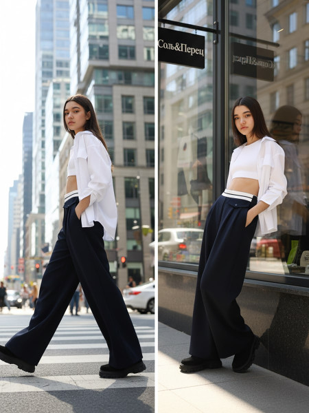 Брюки для девочки Соль&Перец