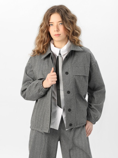 Бомбер для девочки Соль&Перец