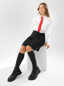 Гольфы для девочки Соль&Перец черный-белый